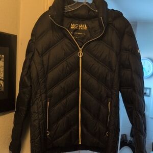 Michael Kors Midnight Quilted Puffer Coat